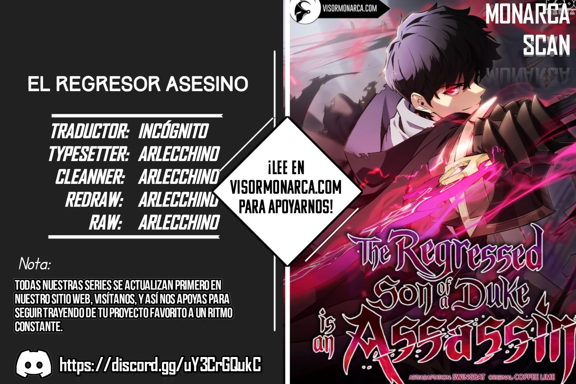 Página 1 del Manga