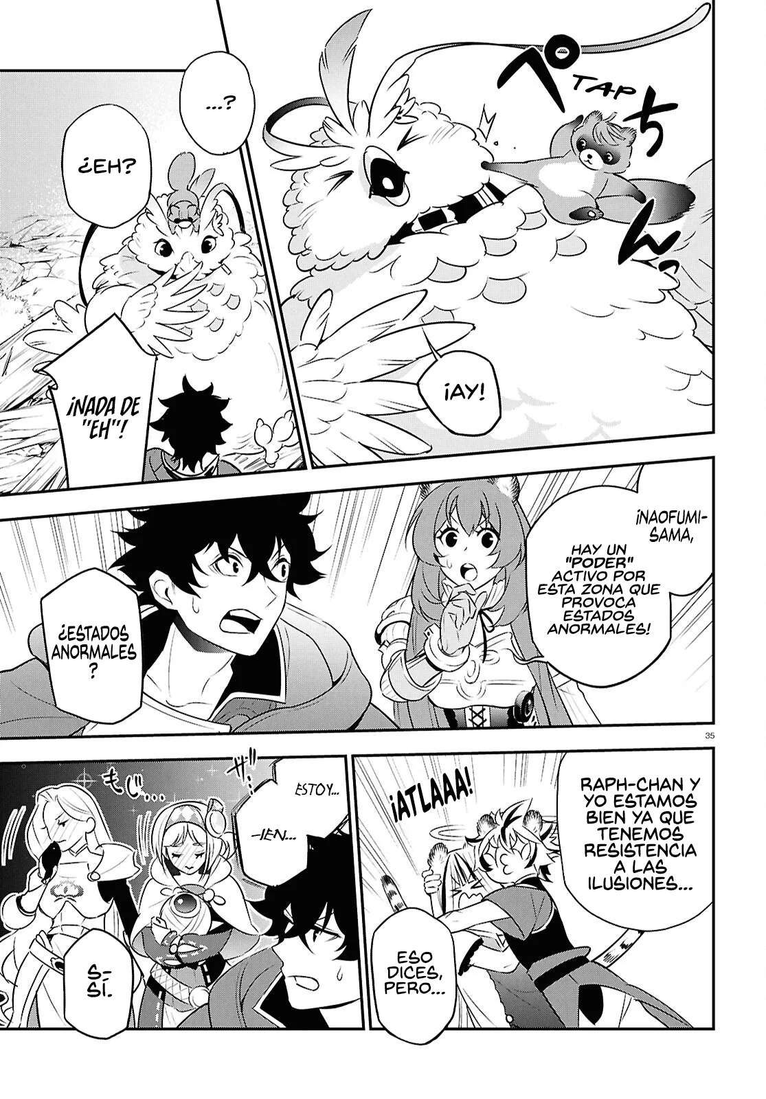 Página 35 del Manga