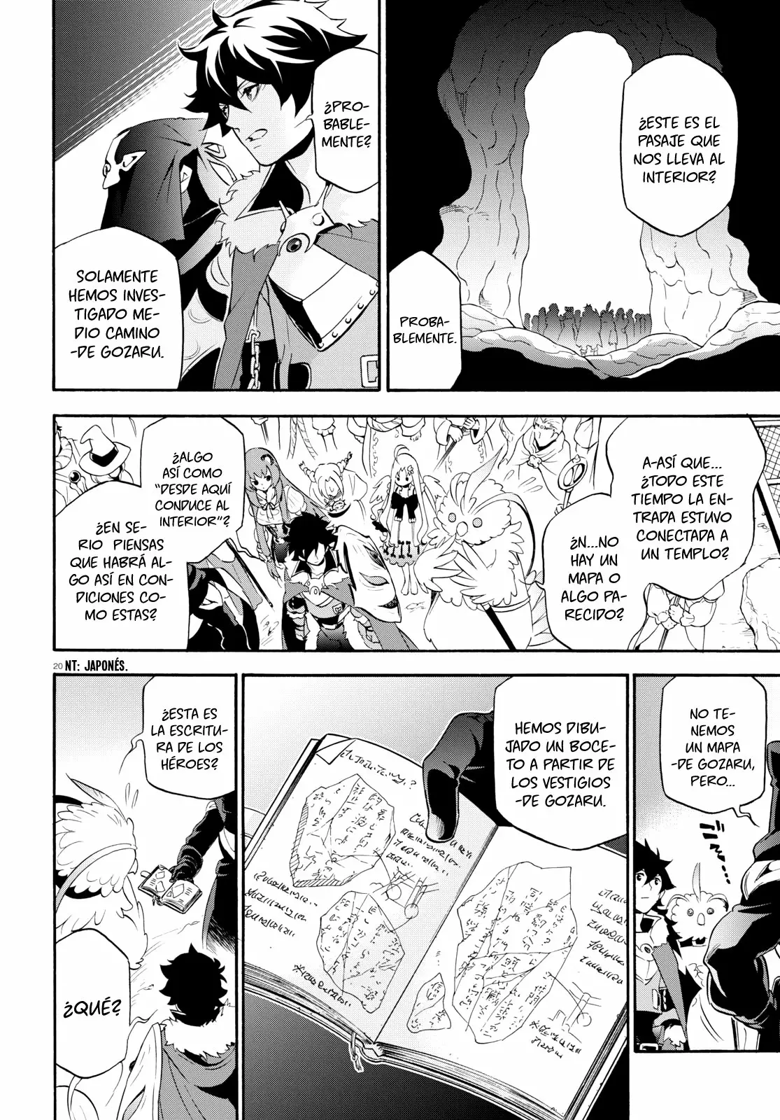 Página 20 del Manga