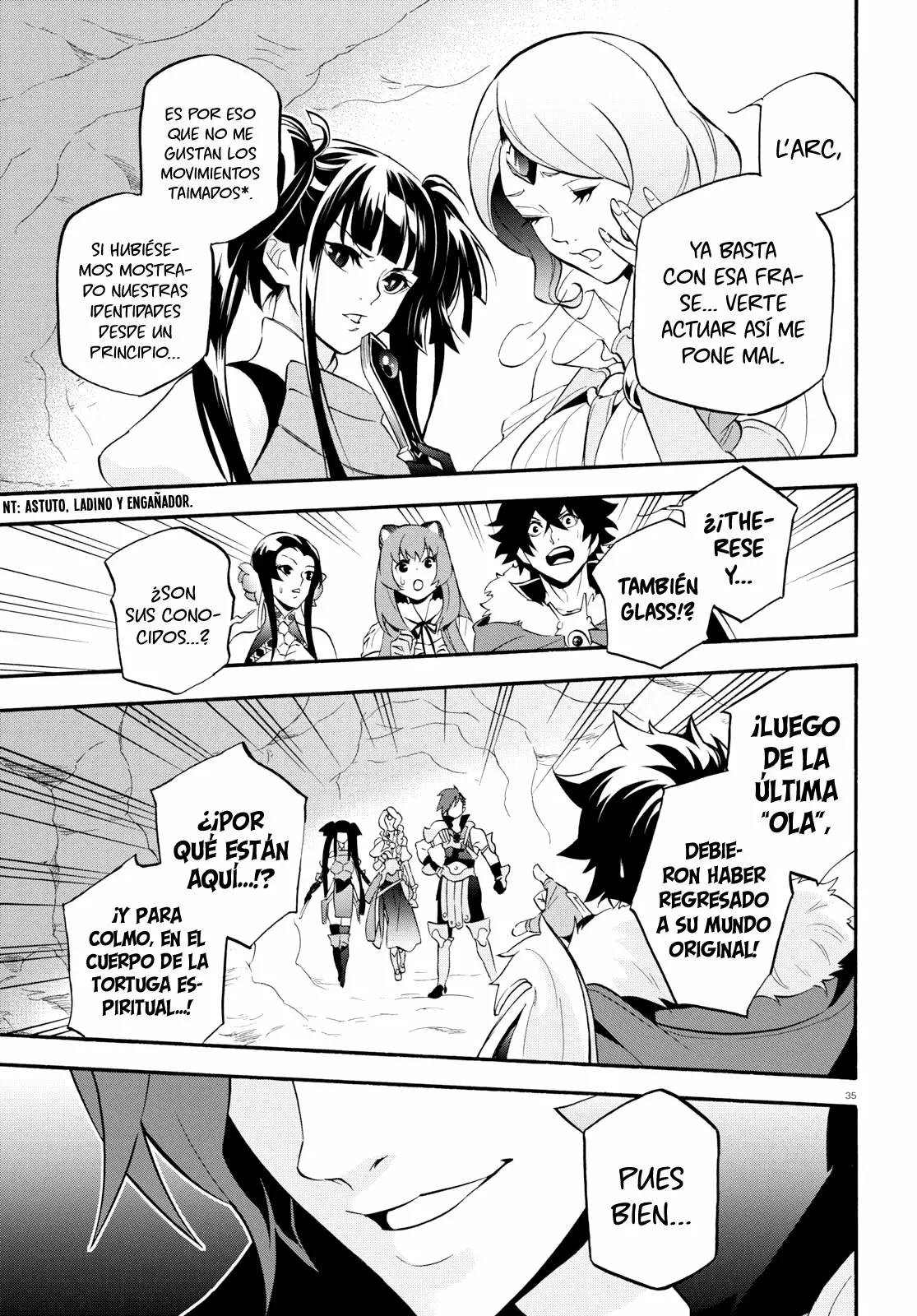 Página 35 del Manga