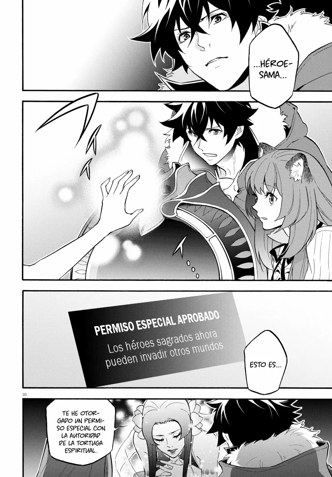 Página 20 del Manga