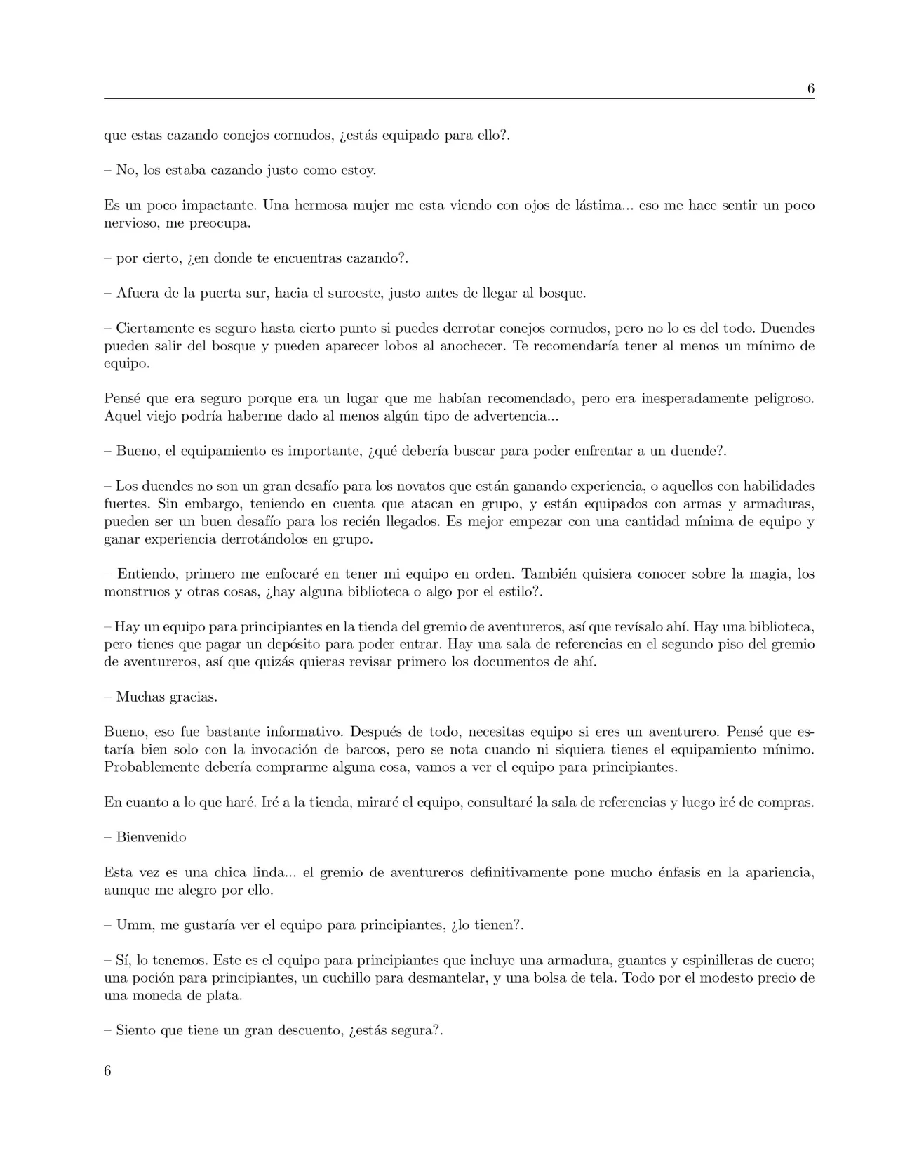Página 6 del Manga