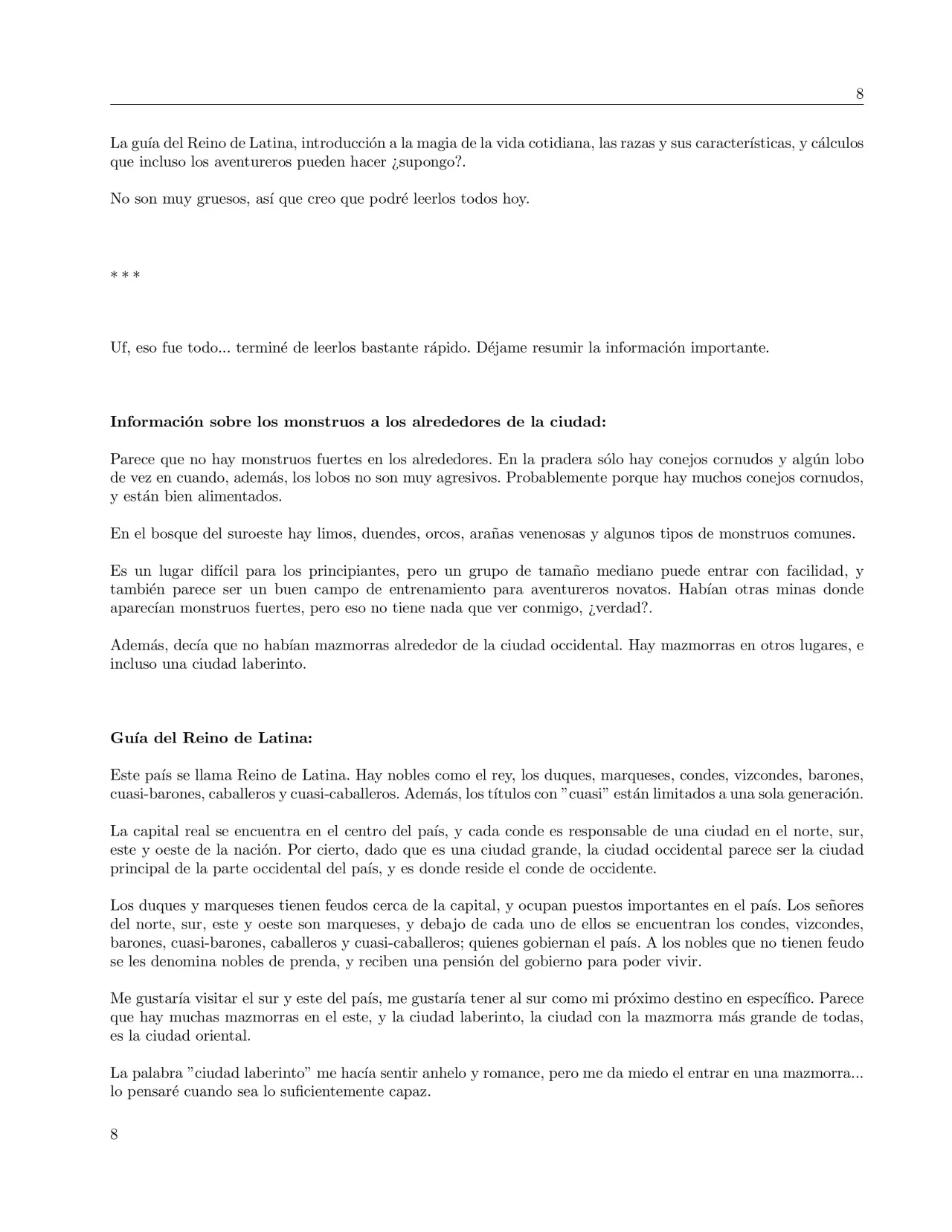 Página 8 del Manga