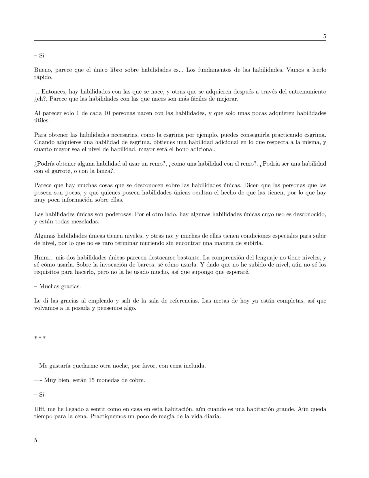 Página 5 del Manga