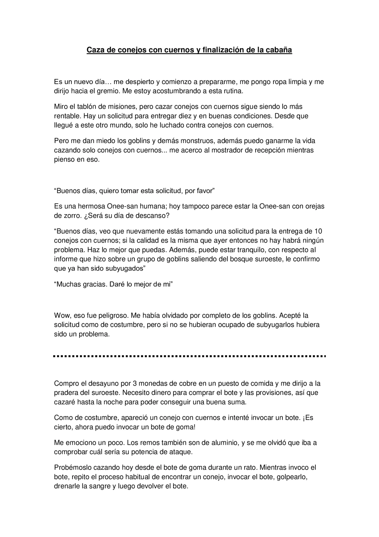 Página 1 del Manga
