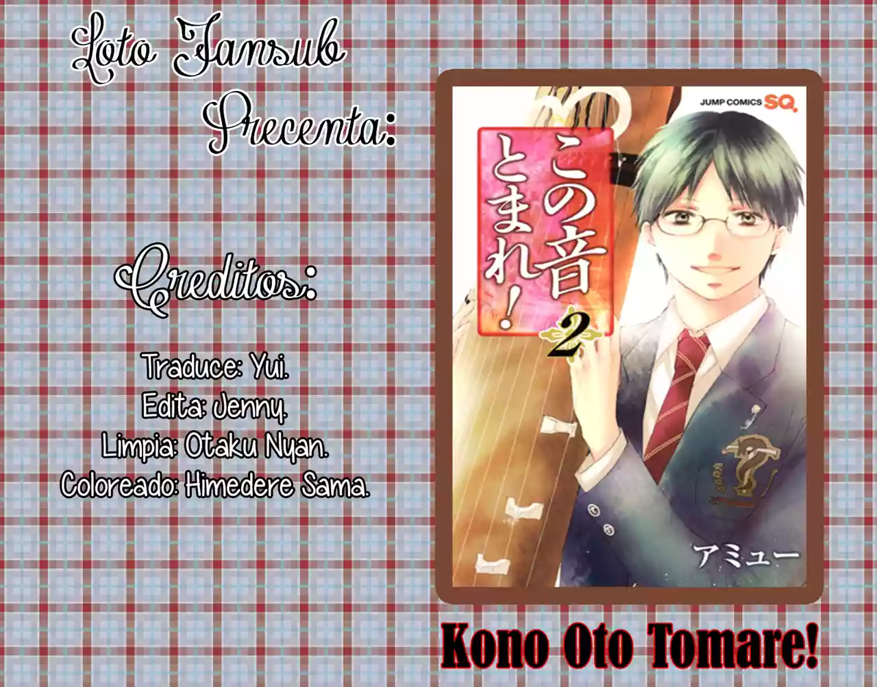 Página 2 del Manga