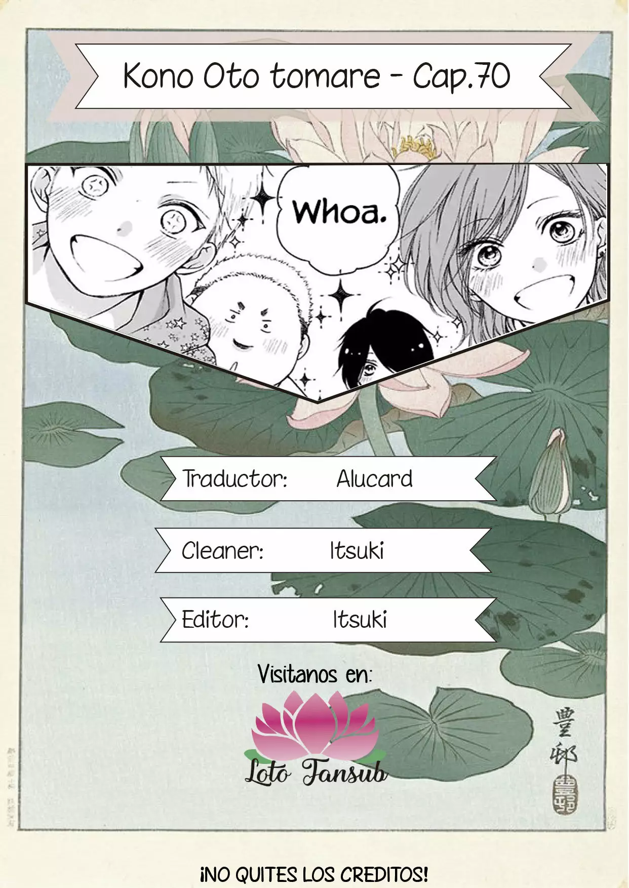 Página 1 del Manga