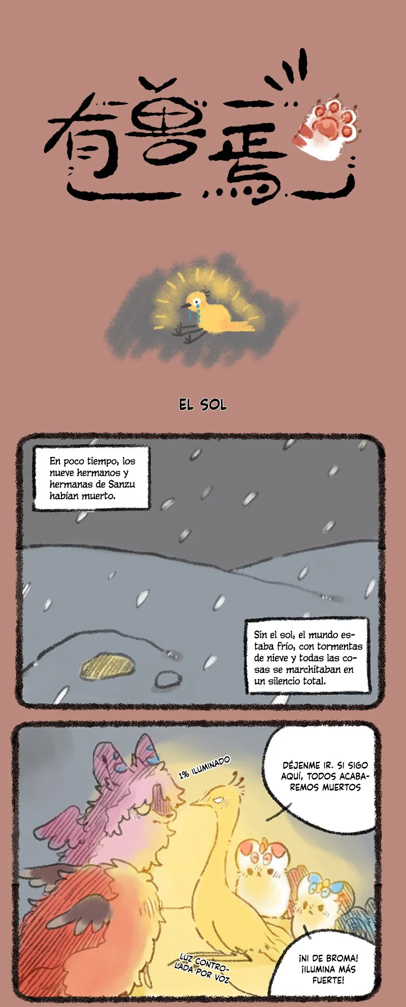 Página 1 del Manga