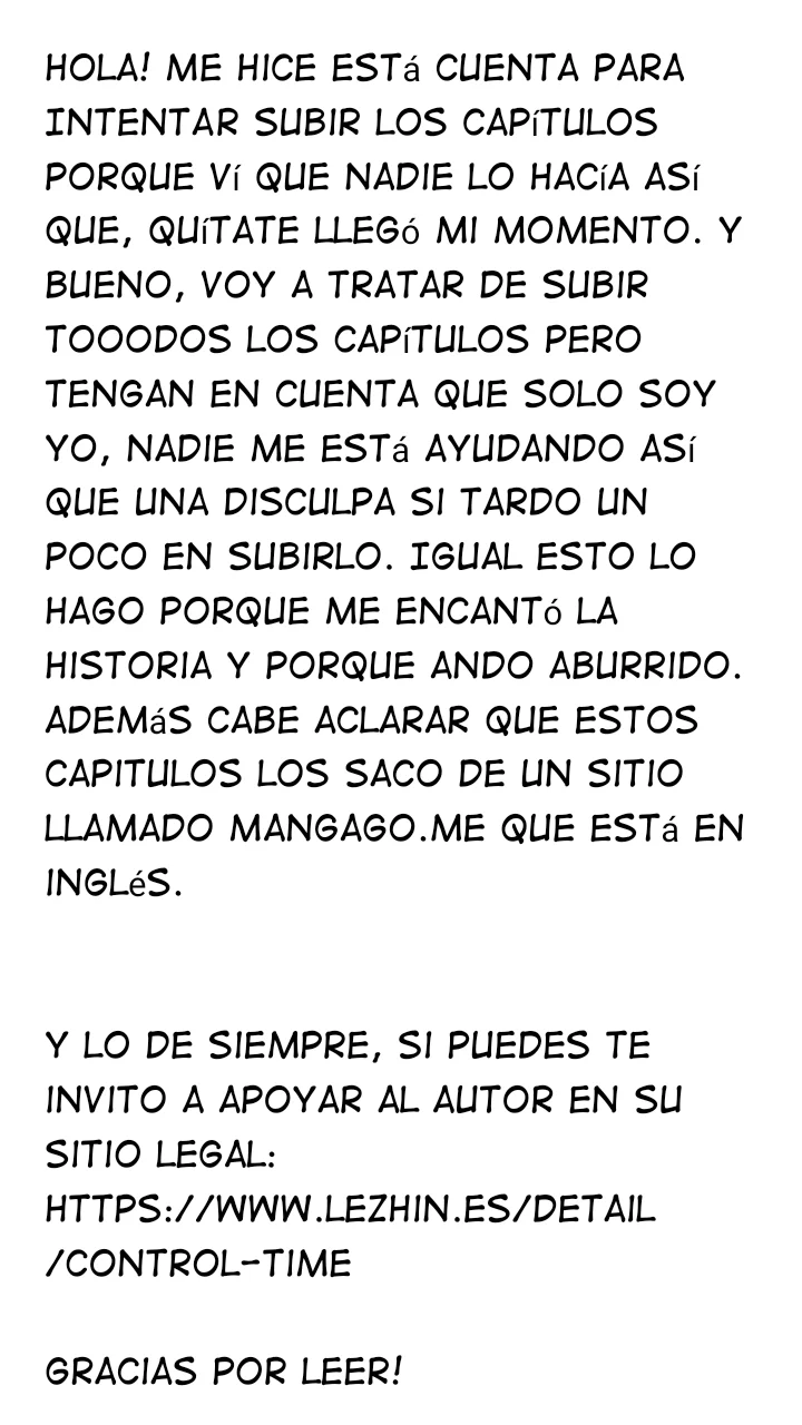 Página 1 del Manga