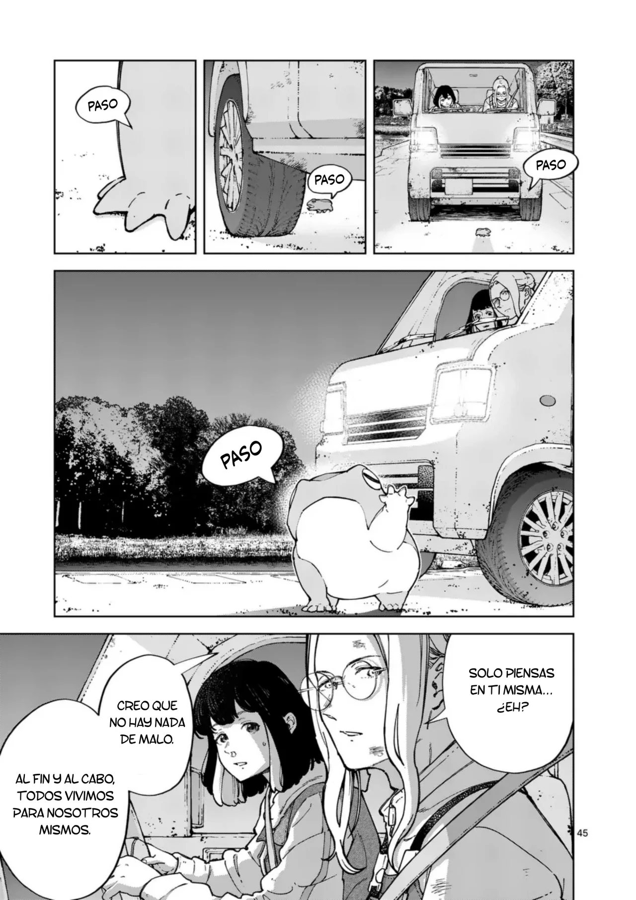 Página 45 del Manga