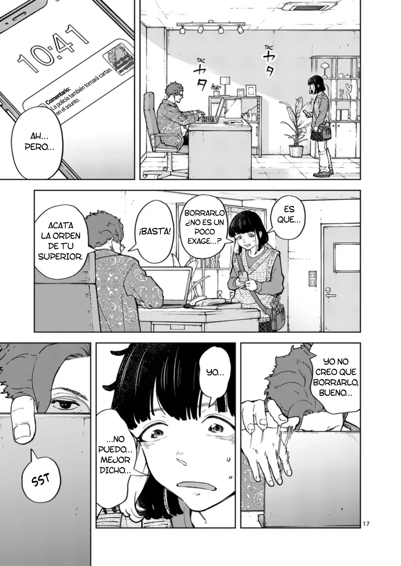 Página 17 del Manga