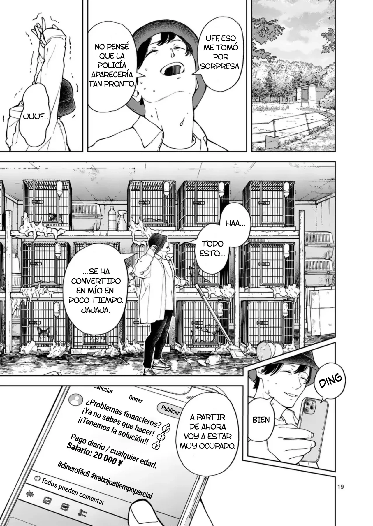 Página 19 del Manga