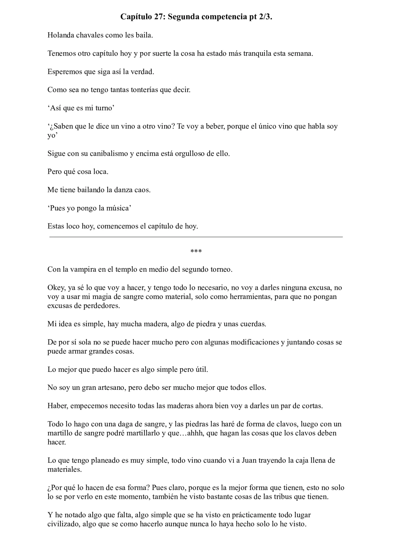 Página 1 del Manga