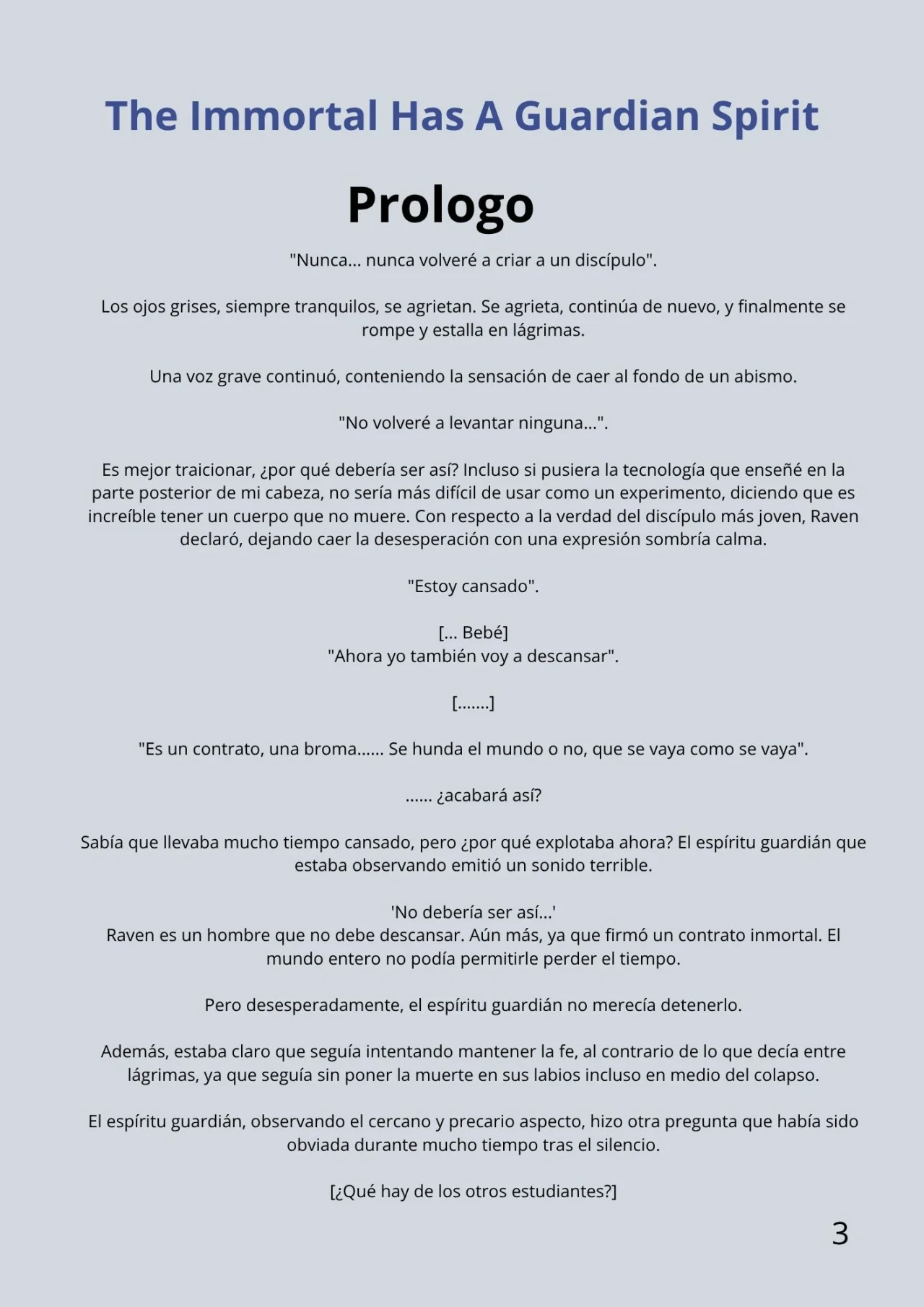 Página 3 del Manga