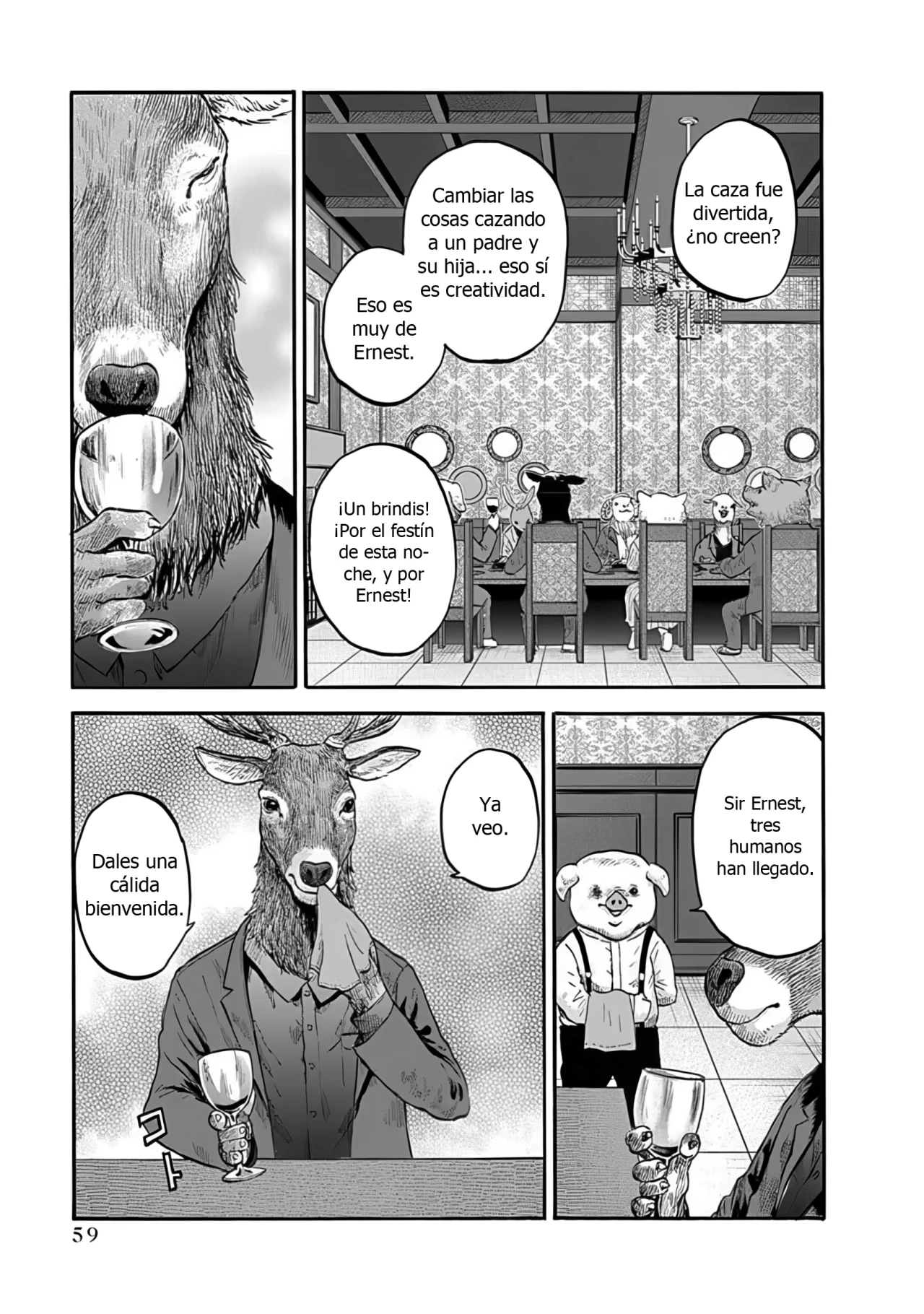 Página 61 del Manga