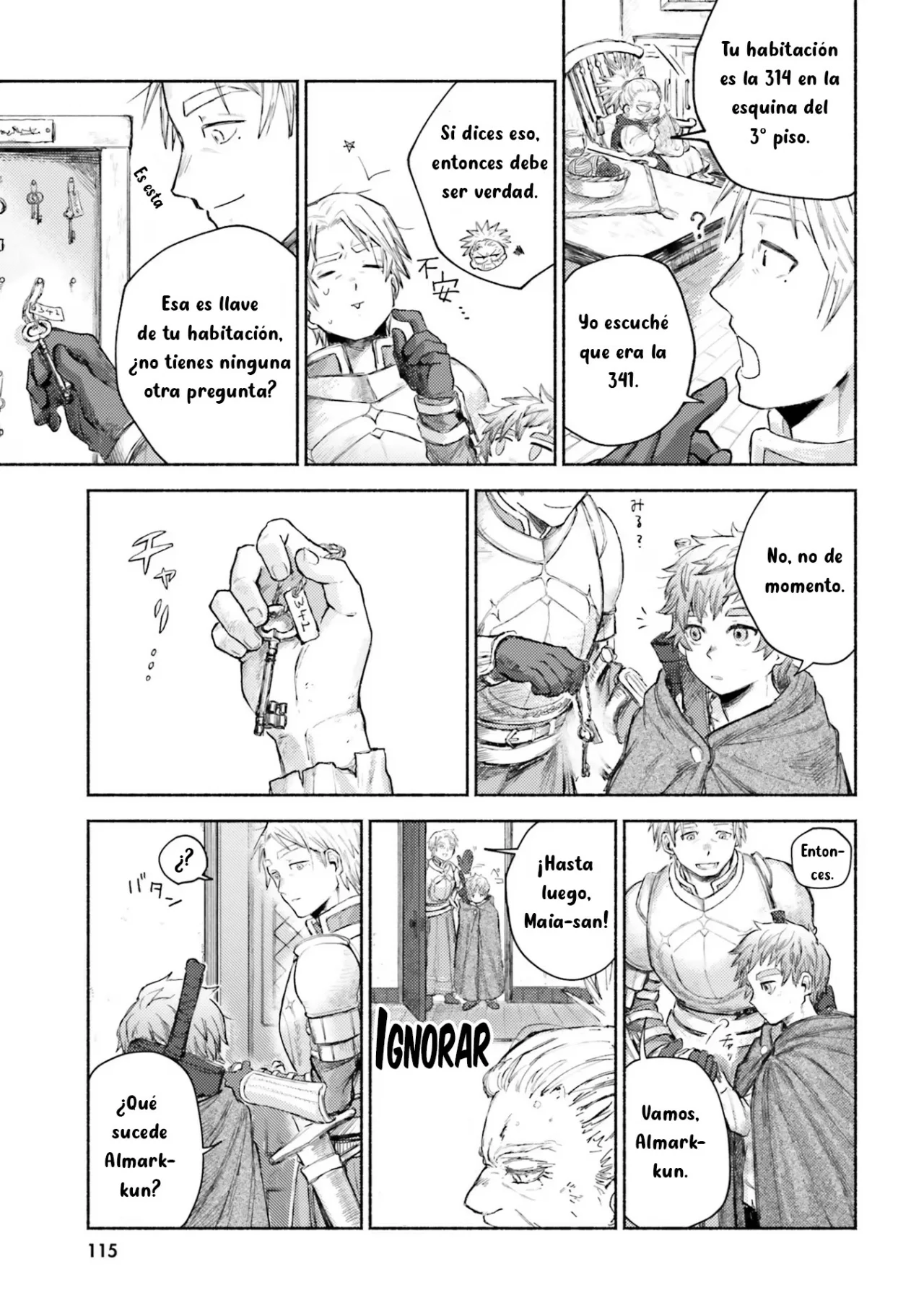 Página 17 del Manga