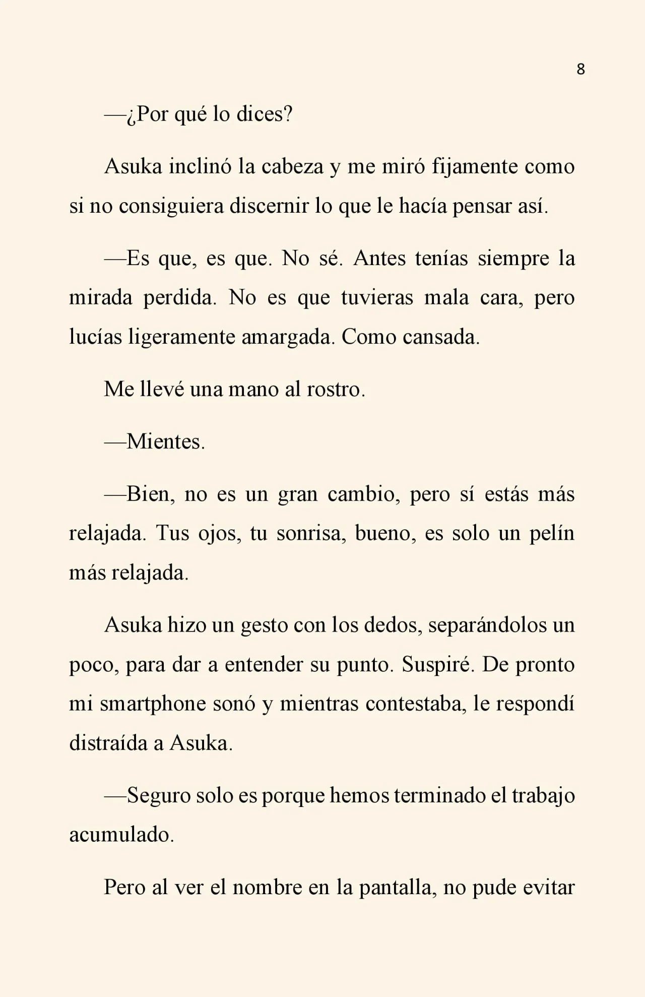 Página 8 del Manga