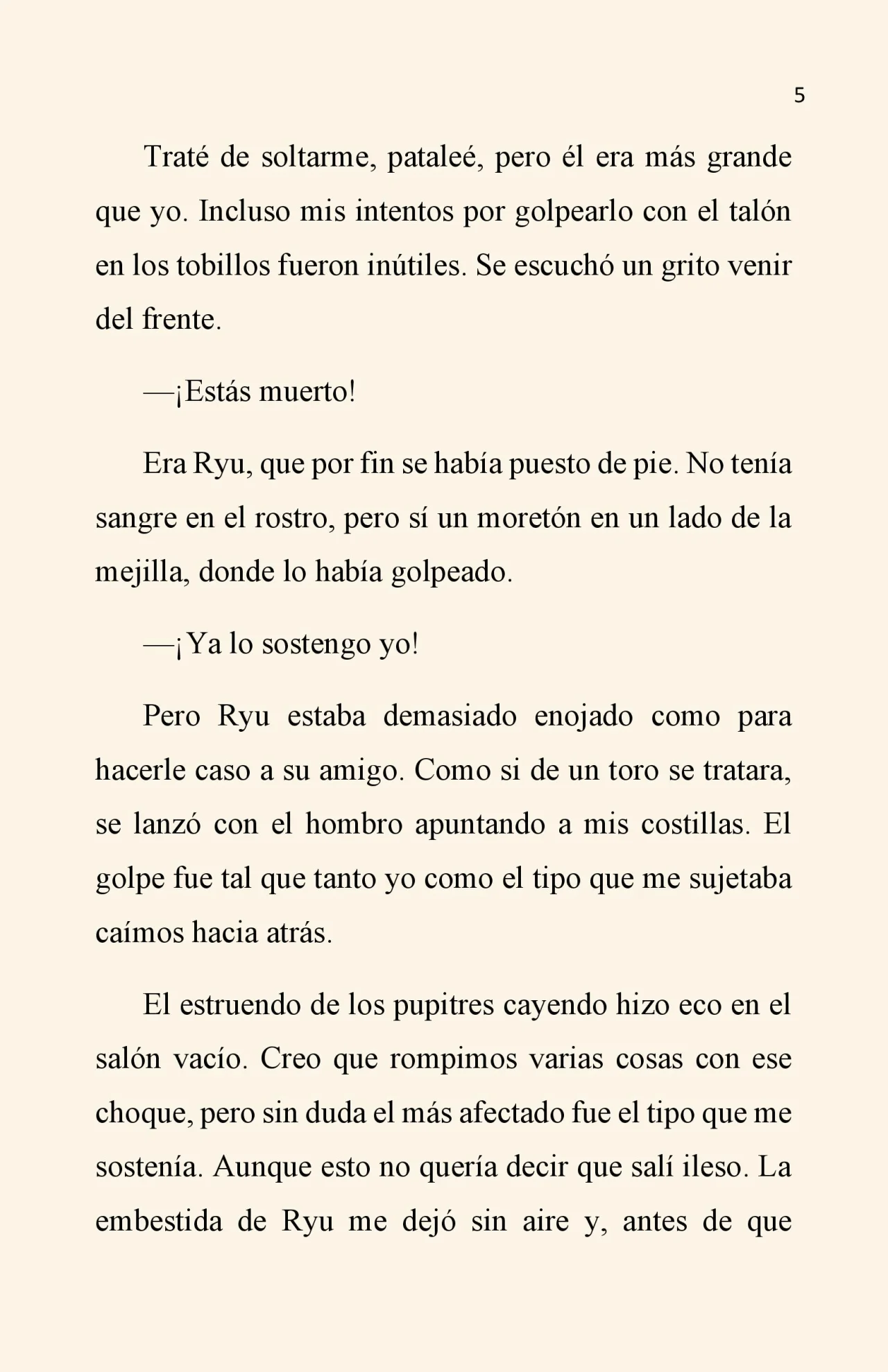 Página 5 del Manga