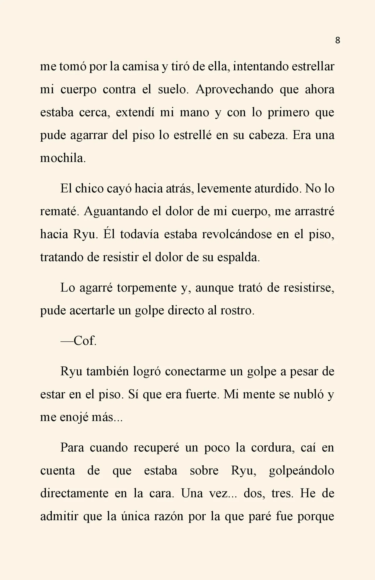 Página 8 del Manga