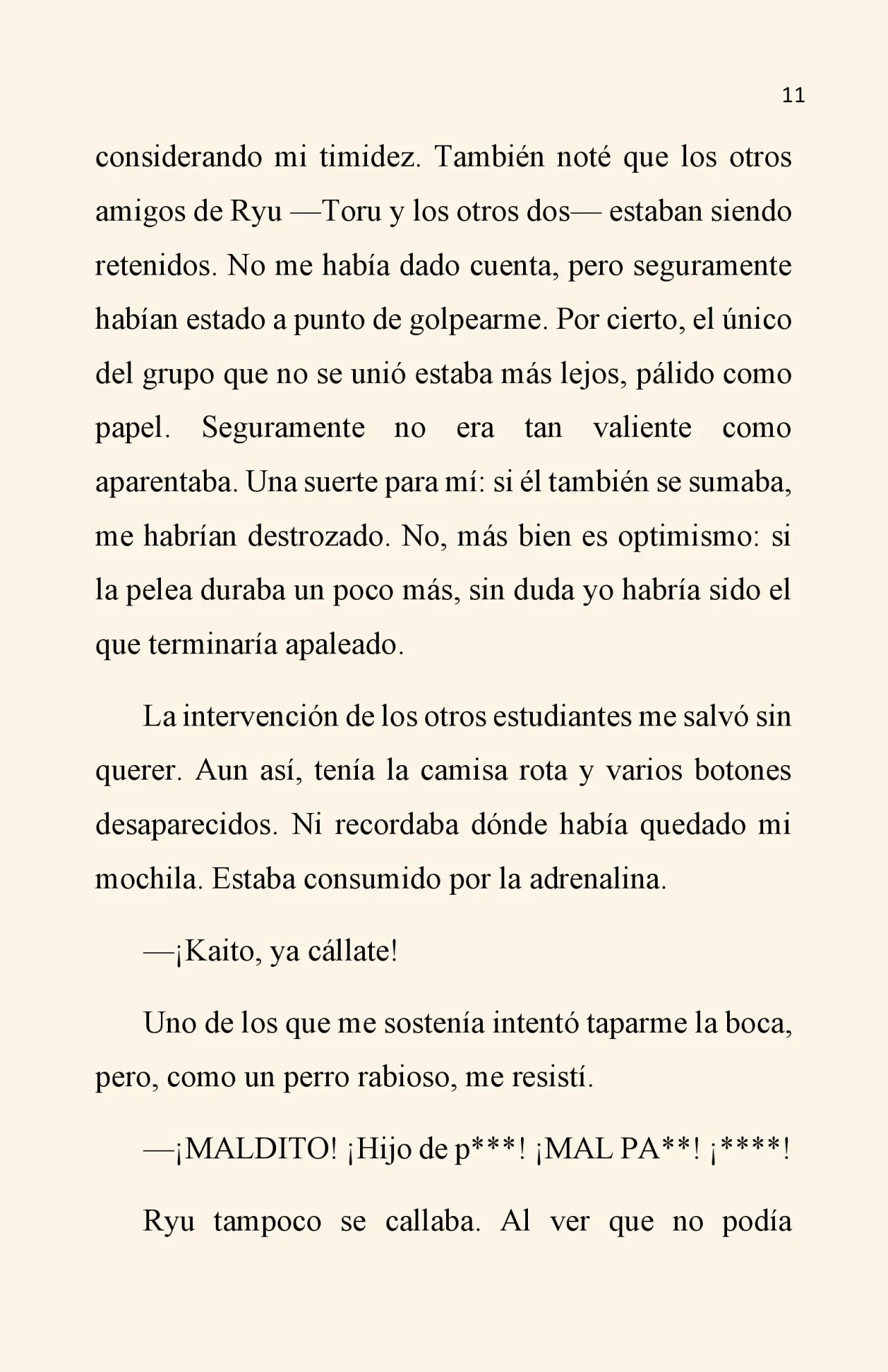 Página 11 del Manga