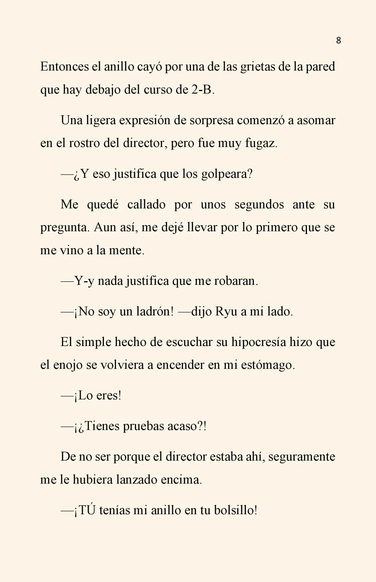 Página 8 del Manga