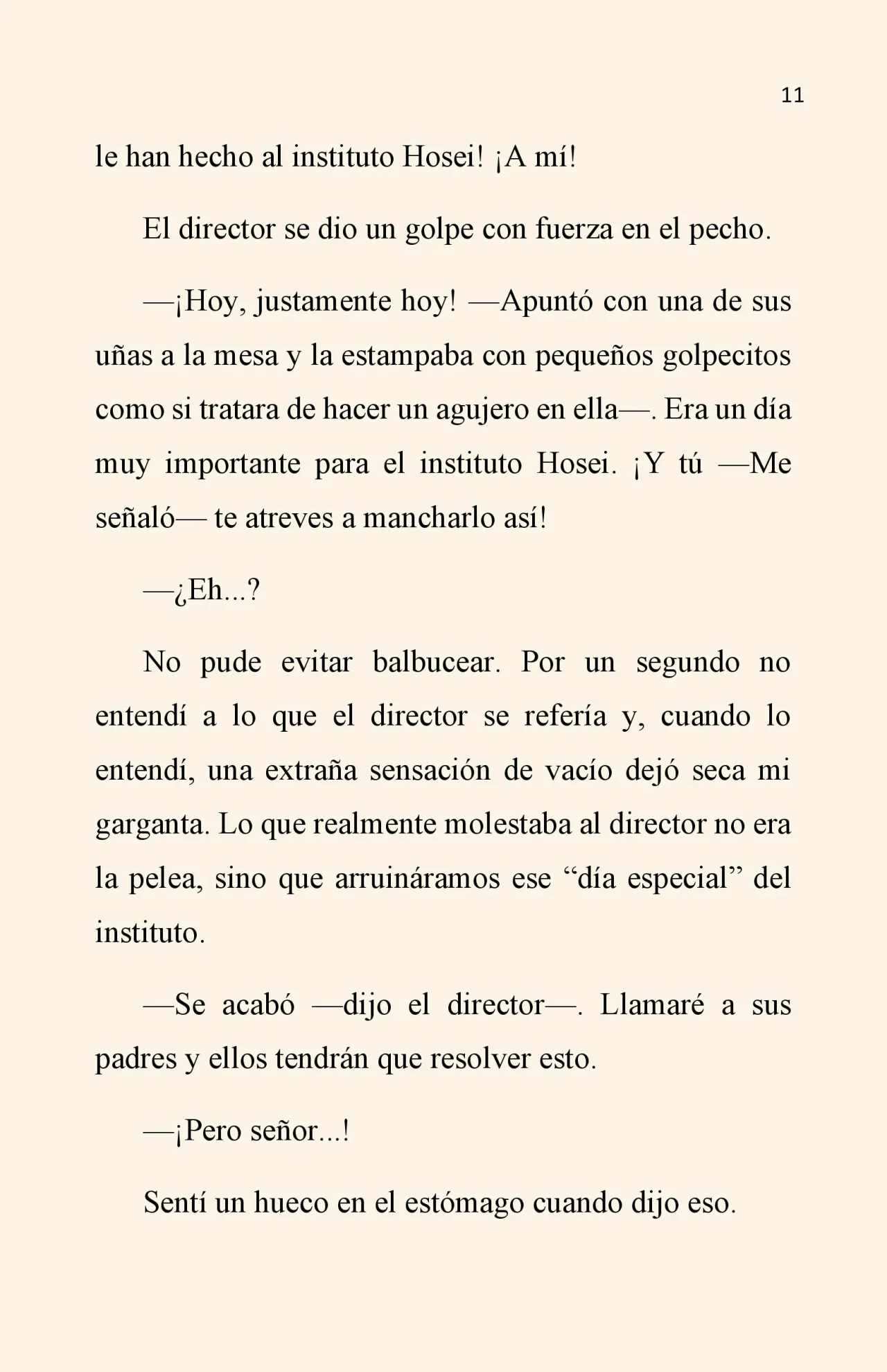 Página 11 del Manga