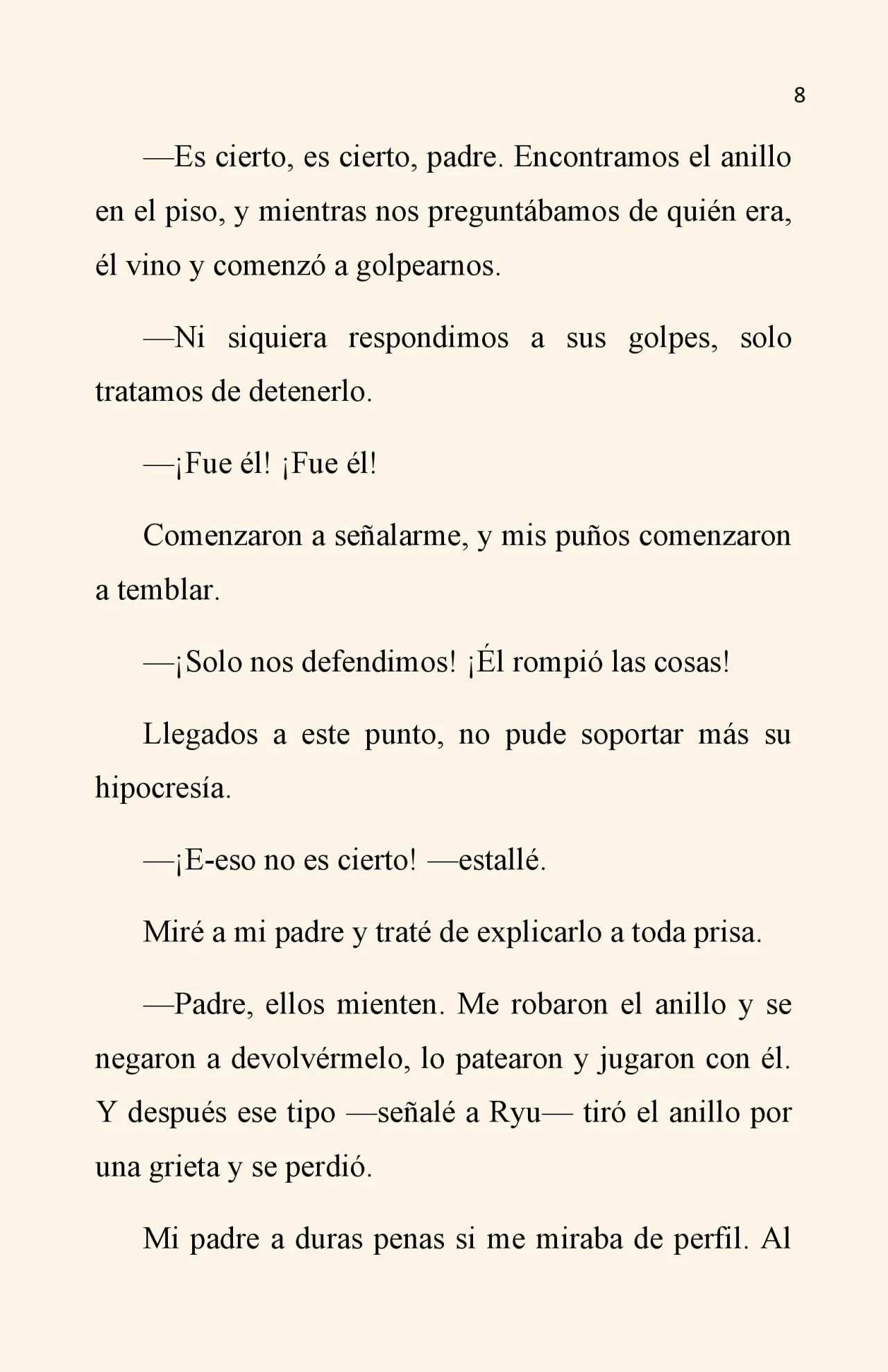 Página 8 del Manga