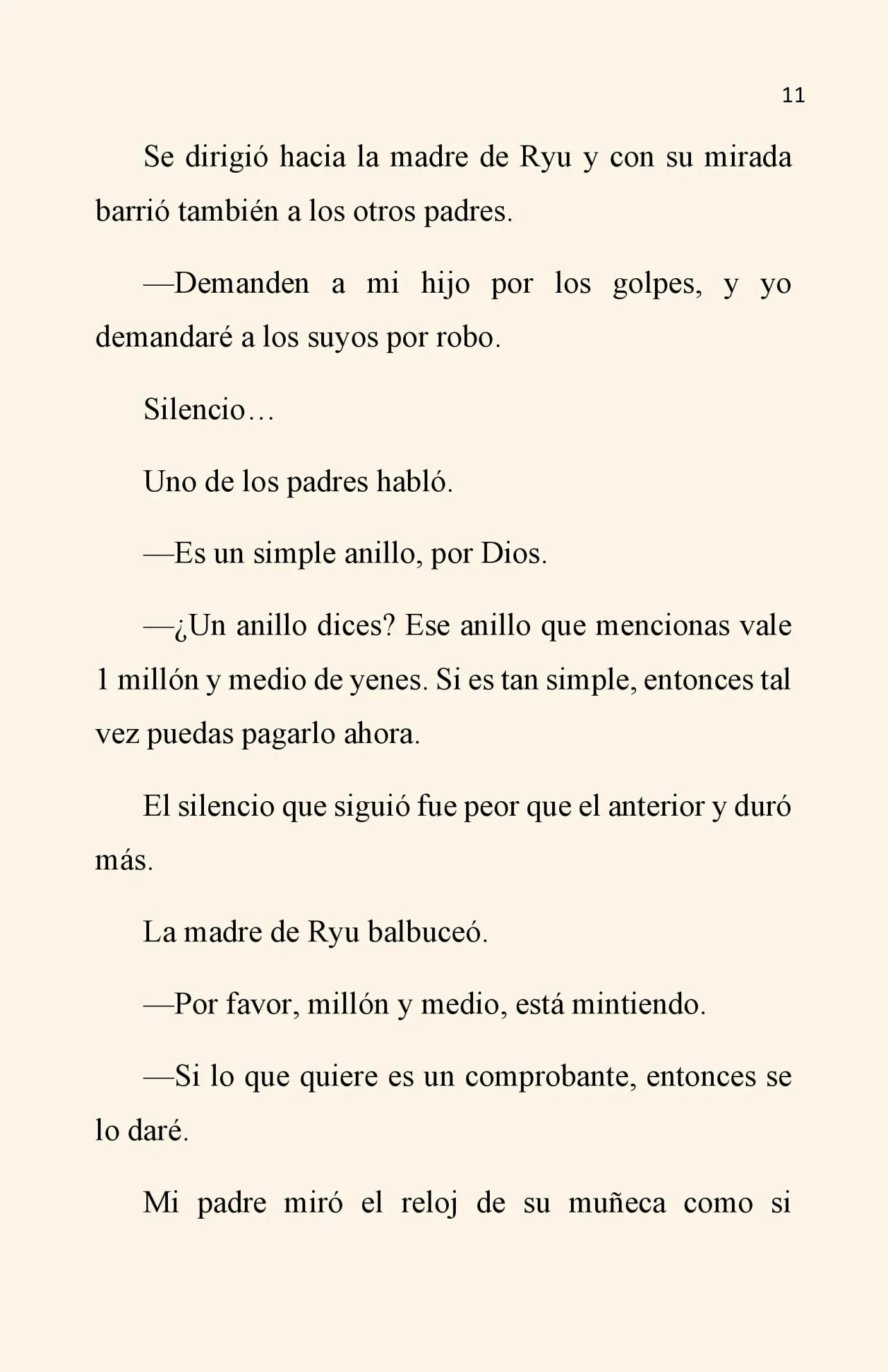 Página 11 del Manga