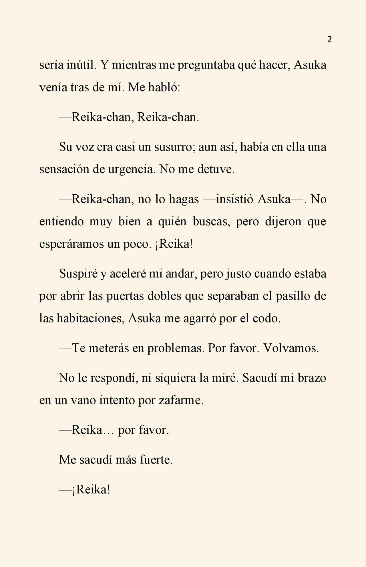 Página 2 del Manga