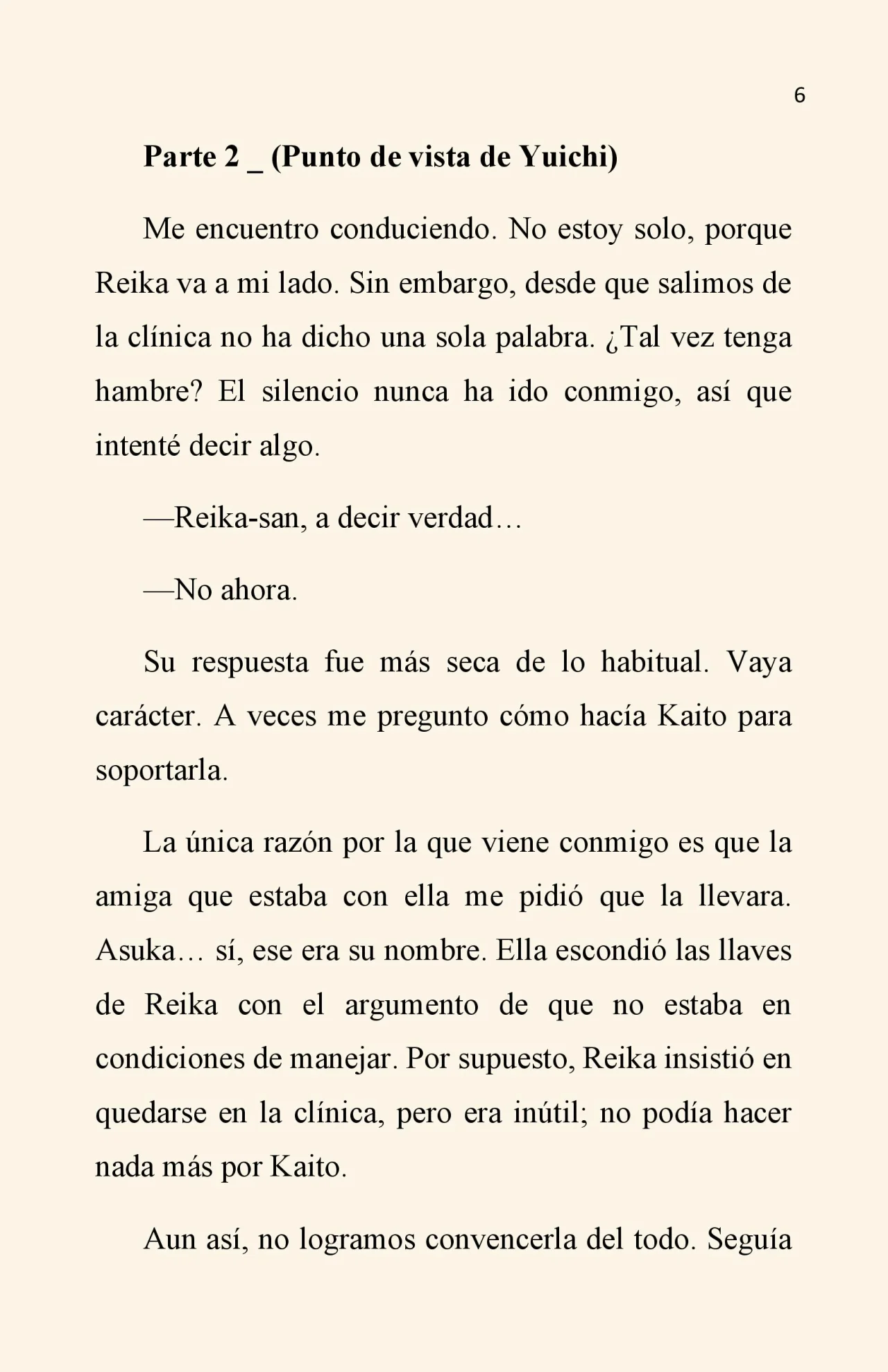 Página 6 del Manga