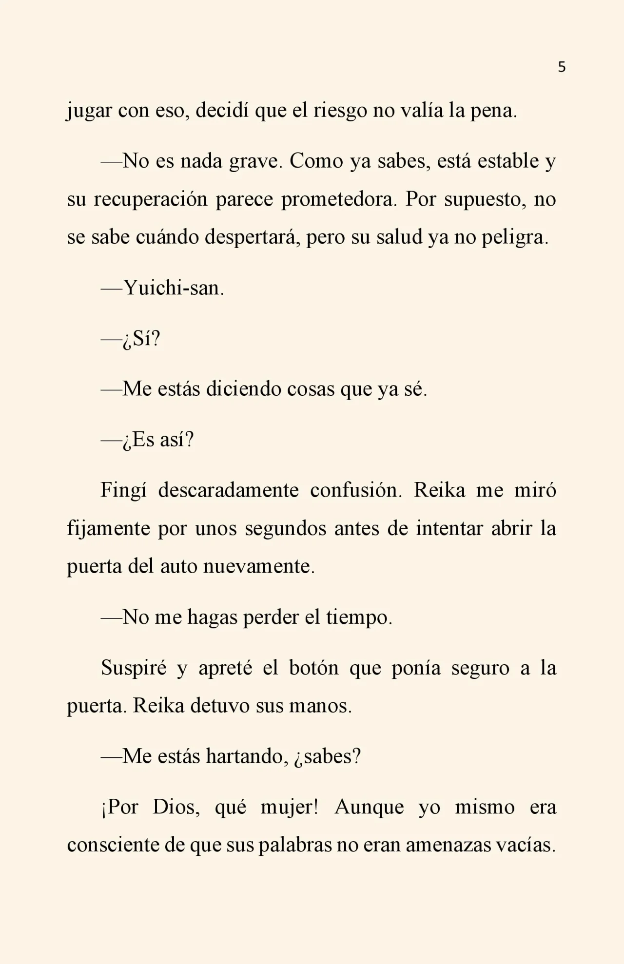 Página 5 del Manga