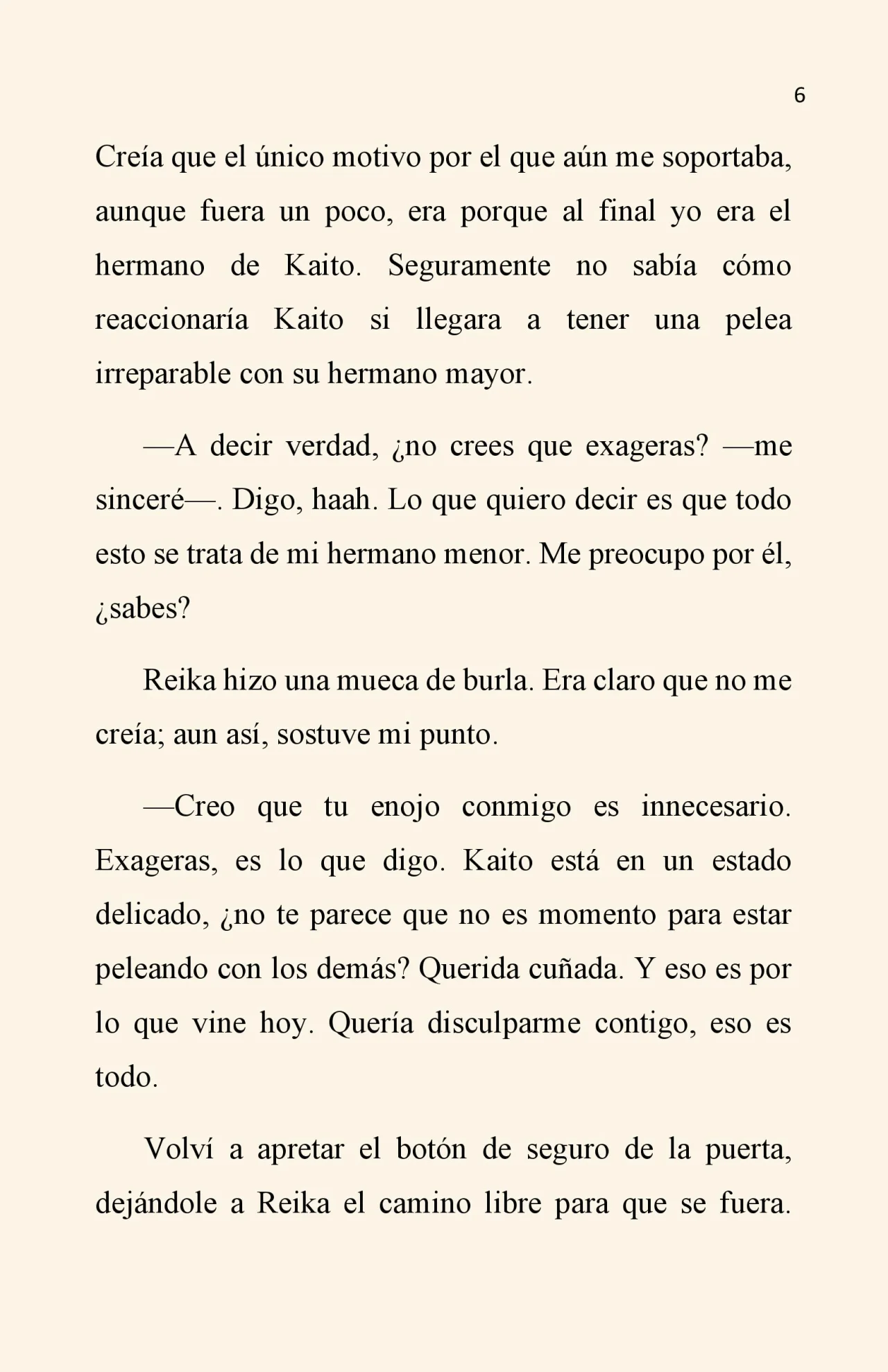 Página 6 del Manga
