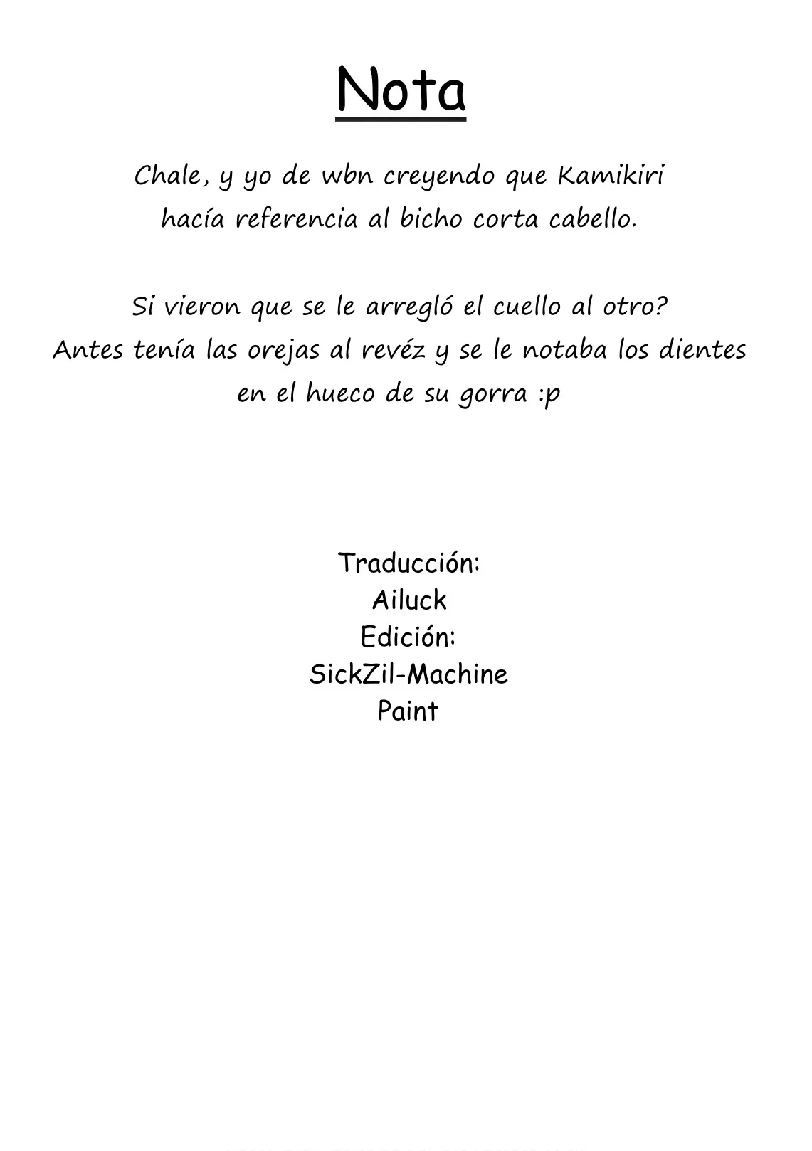 Página 19 del Manga