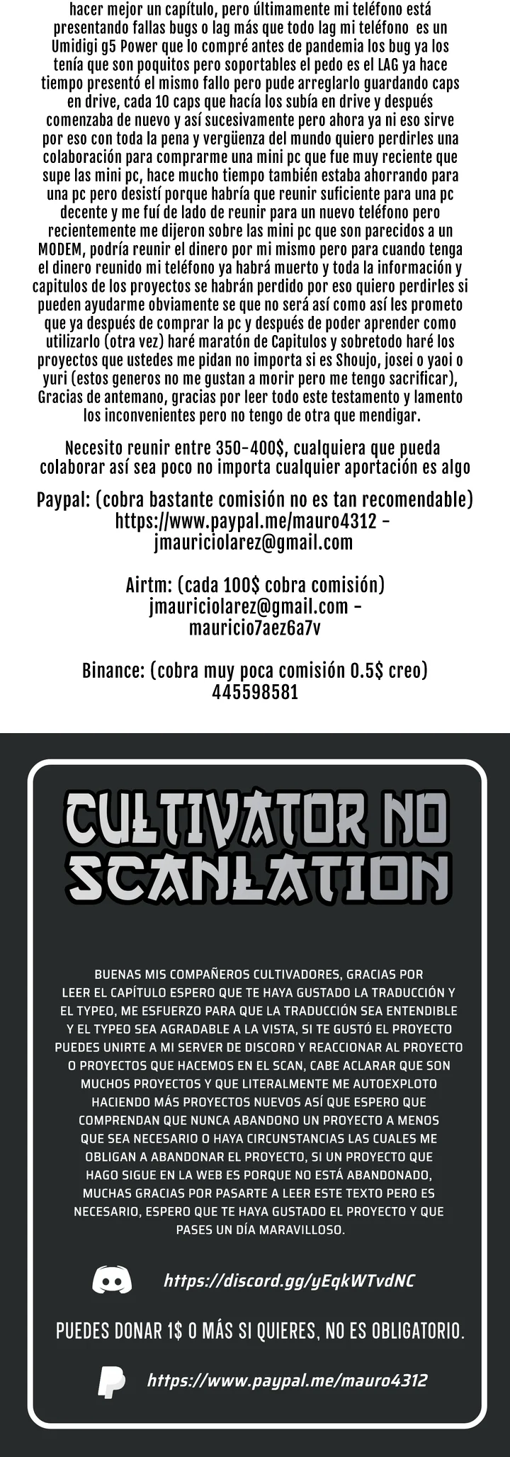 Página 31 del Manga