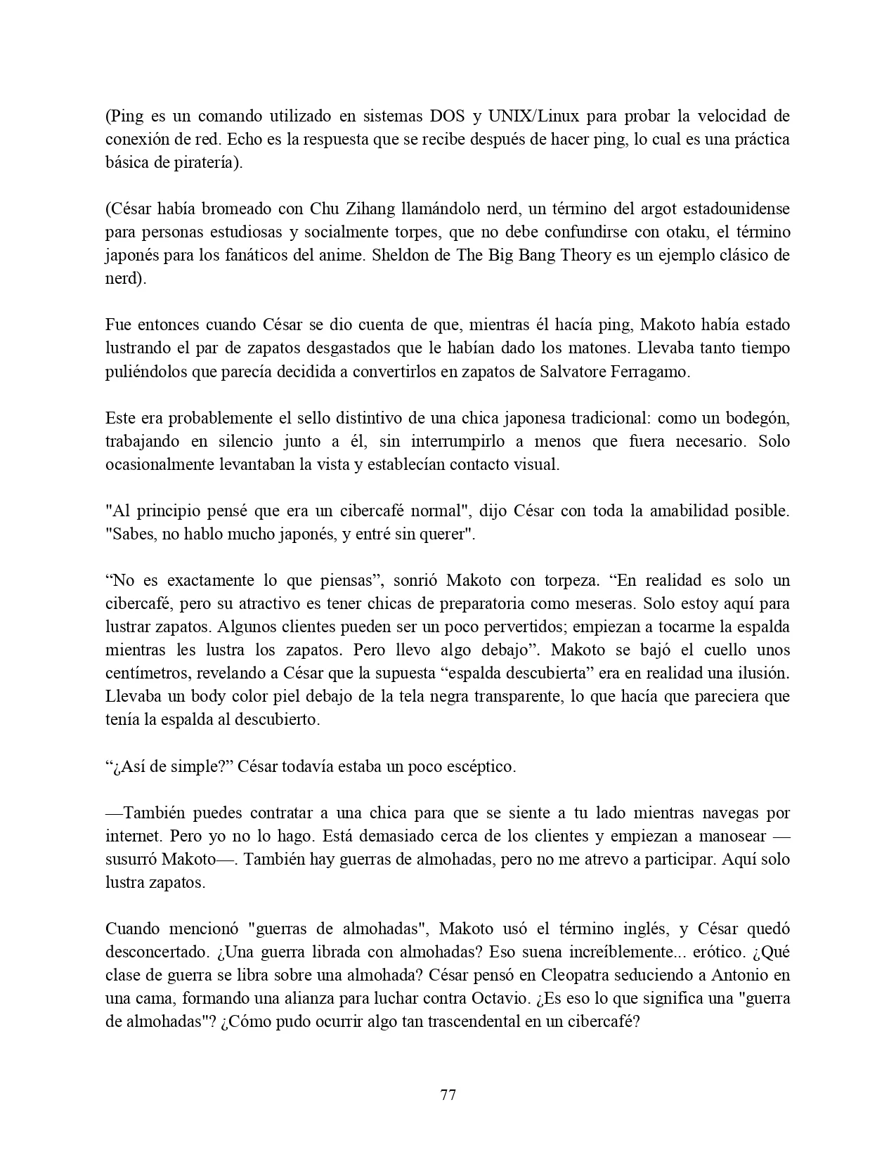 Página 18 del Manga