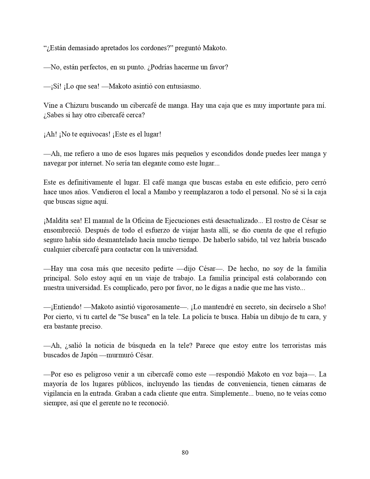 Página 21 del Manga