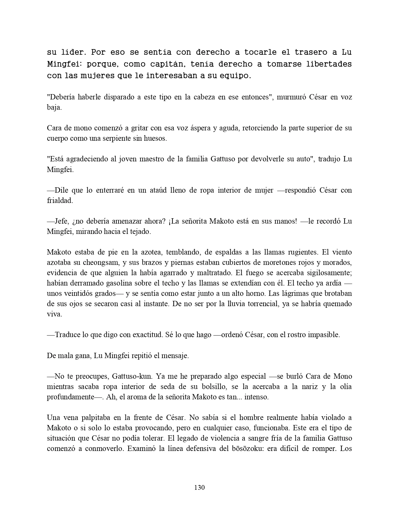 Página 71 del Manga