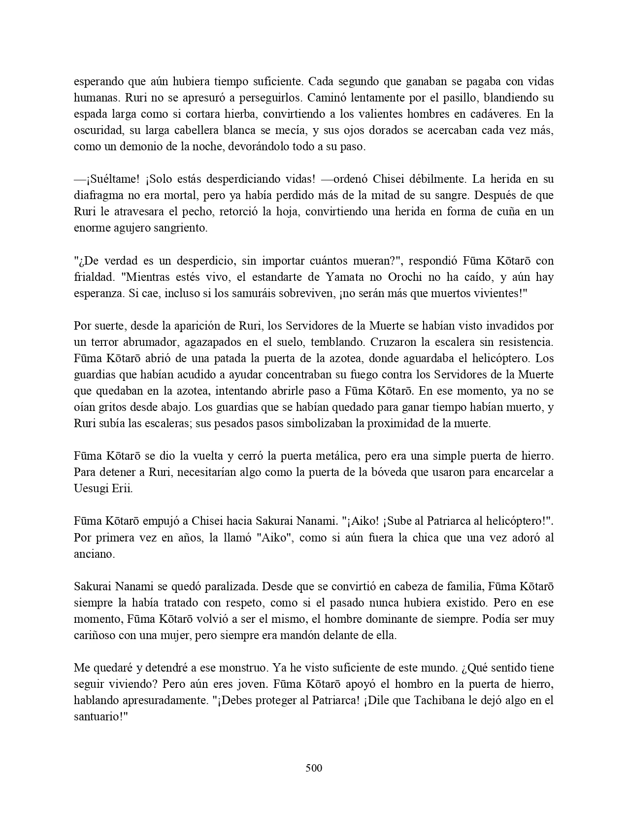 Página 61 del Manga