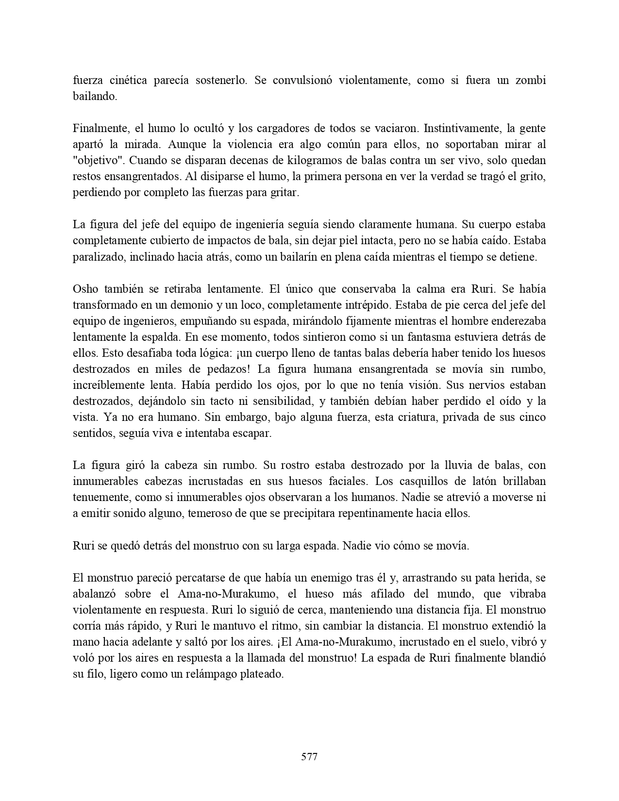 Página 75 del Manga