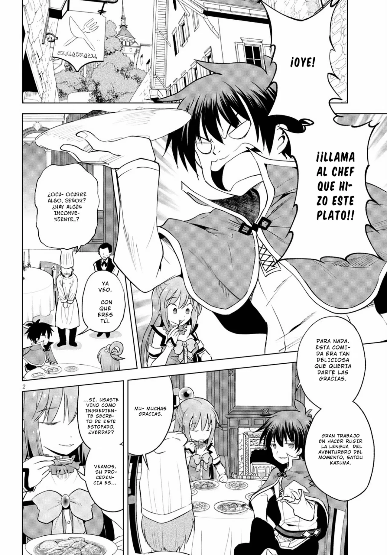 Página 2 del Manga