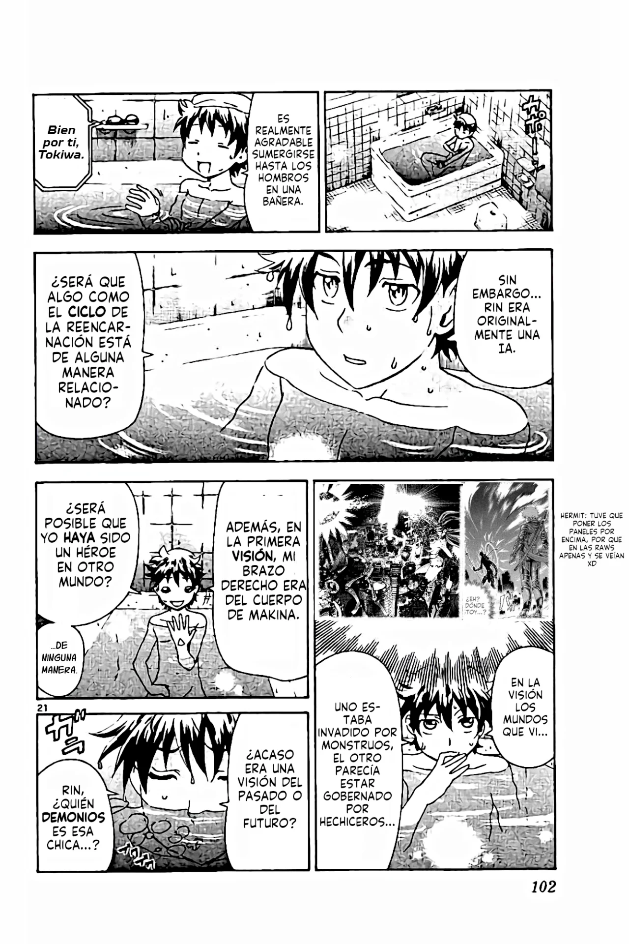 Página 21 del Manga